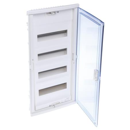 Rozdzielnica podtynkowa RWN 4x12 (drzwi transparentne)