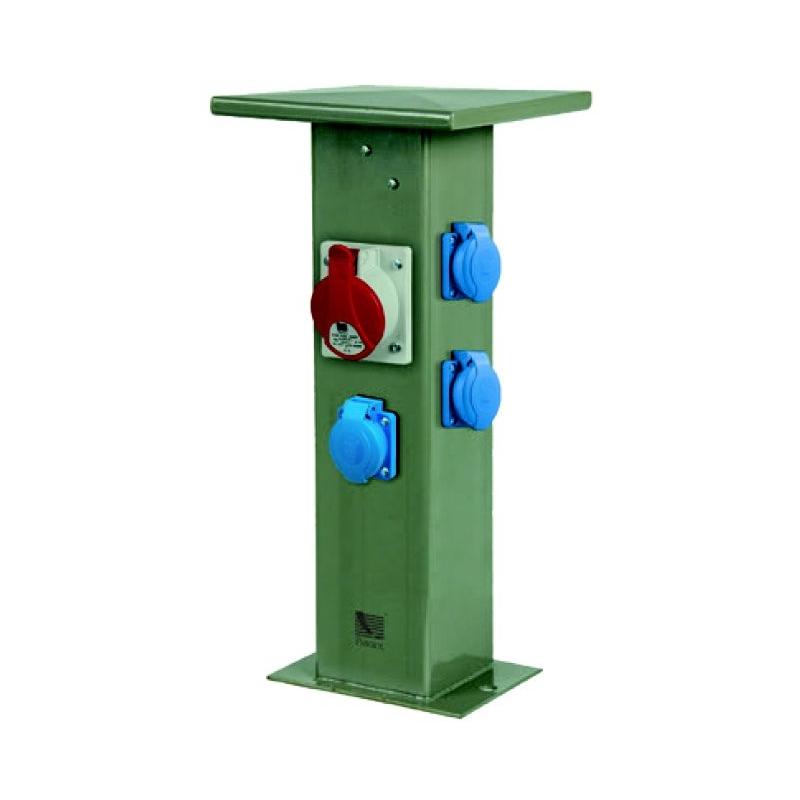 Rozdzielnica słupkowa  1x16A/5P + 3x230V - B.18.DS01S