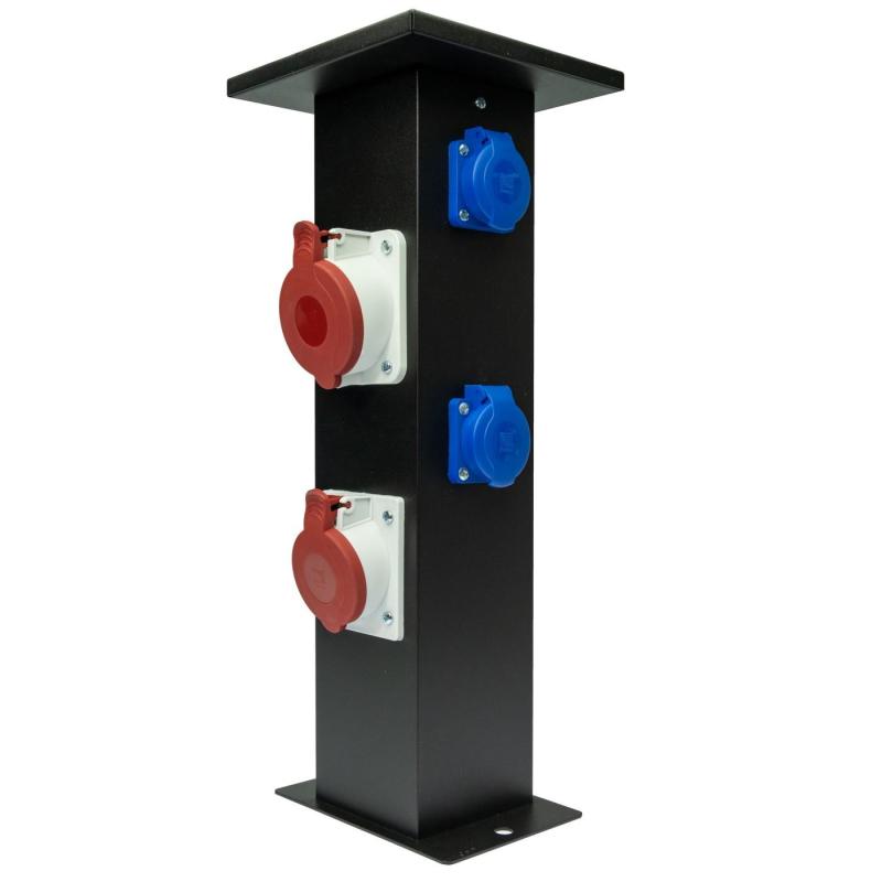 Rozdzielnica słupkowa 1x16A/5P + 1x32A/5P + 2x230V - B.18.DS04C