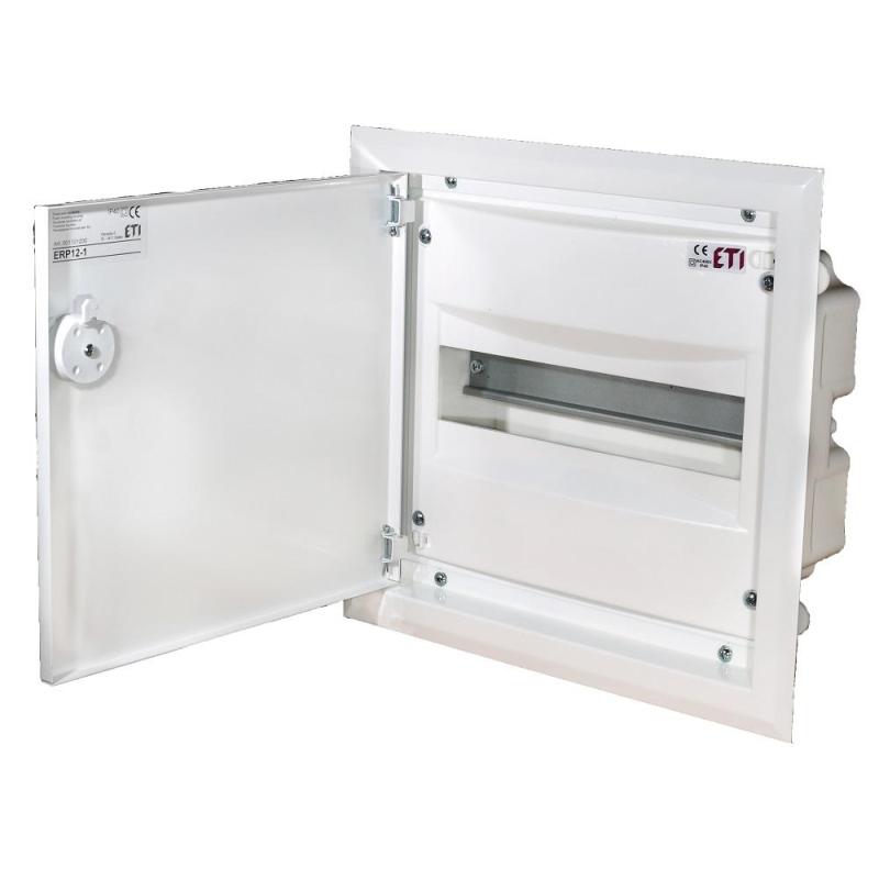Rozdzielnica podtynkowa ERP 1x12 drzwi metal ETI