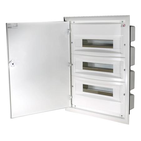 Rozdzielnica podtynkowa ERP 3x18 drzwi metal ETI