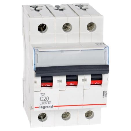 Wyłącznik nadprądowy S303 TX3 C20 Legrand