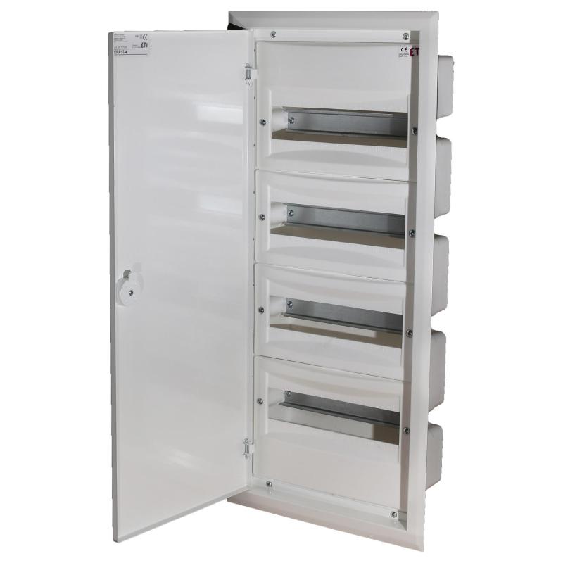 Rozdzielnica podtynkowa ERP 4x18 drzwi metal ETI Rozdzielnica podtynkowa ERP 4x18 drzwi metal ETI