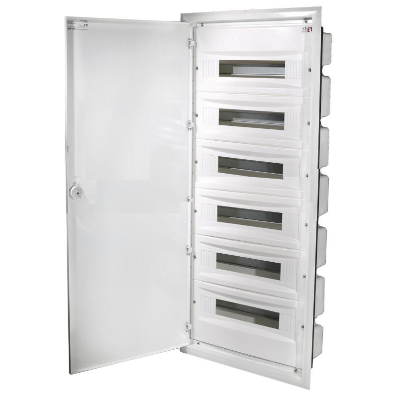 Rozdzielnica podtynkowa ERP 6x18 drzwi metal ETI