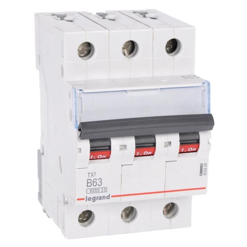 Wyłącznik nadprądowy S303 TX3 B63 Legrand
