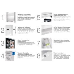 Rozdzielnica podtynkowa Volta VU48AT 4x12 QuickConnect Hager Polo