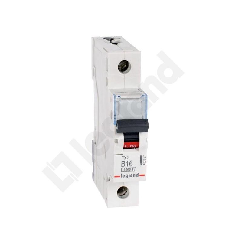 Wyłącznik nadprądowy S301 TX3 B16 Legrand