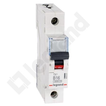 Wyłącznik nadprądowy S301 TX3 B16 Legrand