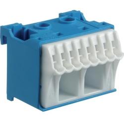 Blok samozacisków neutralny niebieski 10-zaciskowy KN10N Hager Polo