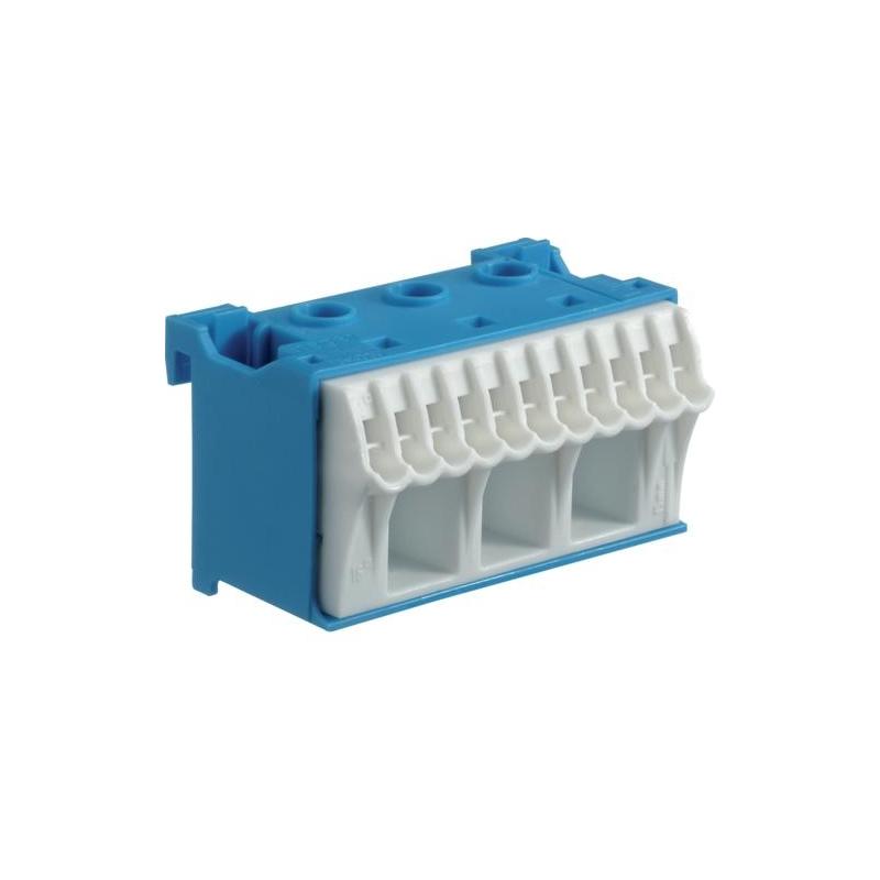 Blok samozacisków neutralny niebieski 14-zaciskowy KN14N
