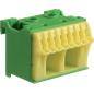 Blok samozacisków ochronny zielony 10-zaciskowy KN10E