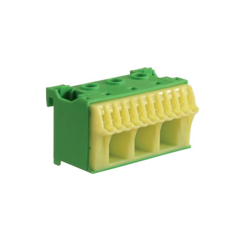 Blok samozacisków ochronny zielony 14-zaciskowy KN14E