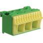 Blok samozacisków ochronny zielony 14-zaciskowy KN14E