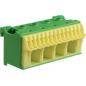 Blok samozacisków ochronny zielony 18-zaciskowy KN18E