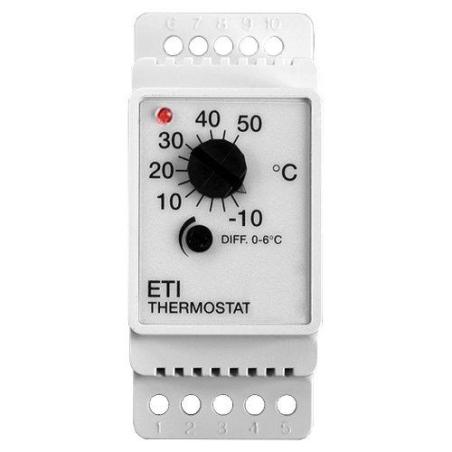 Termostat elektroniczny o kompaktowej obudowie ETI-1221 Fenix Polska