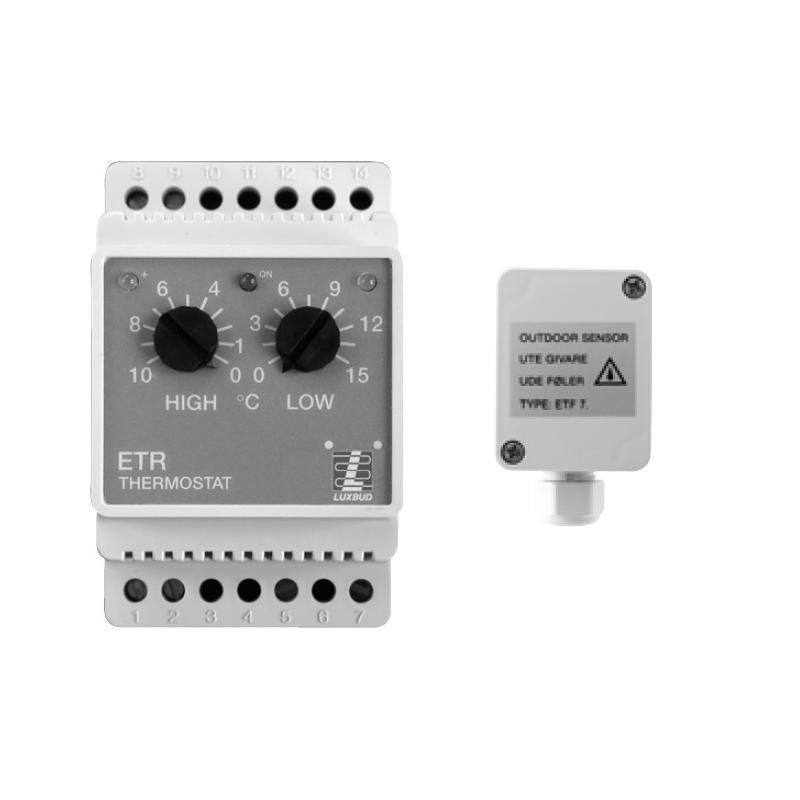 Termostat elektroniczny z czujnikiem temperatury powietrza LTR-7