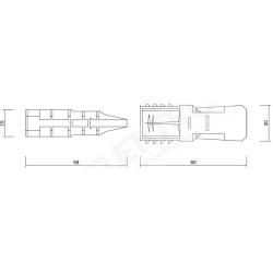 Kołek do styropianu Mini 1159-50 F-ELEKTRO