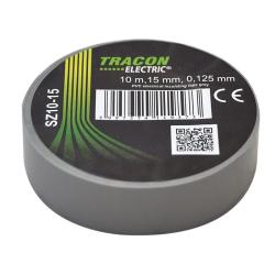 Taśma izolacyjna 10mx15mm szary Tracon Electric