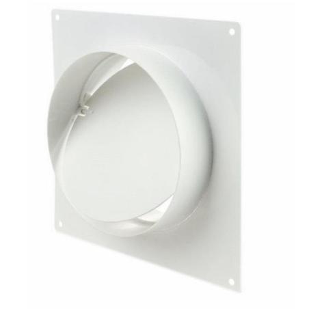 Łącznik kanałów okrągłych z zaworem zwrotnym i kołnierzem FI 150 - 695