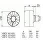 Wentylator kanałowy VENTS 100 VKO1