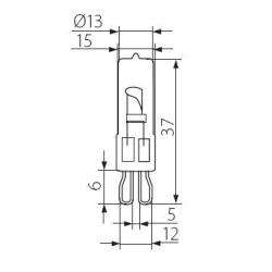 Żarówka halogenowa G9 STAR KANLUX 20W