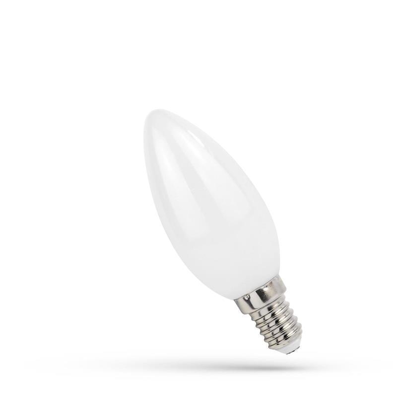 Żarówka świecowa LED COG MILKY E14 6W NW neutralna Spectrum