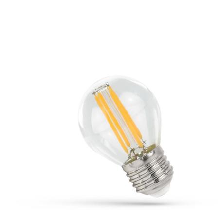Żarówka LED kulka COG CLEAR E27 230V 1W NW neutralna Spectrum