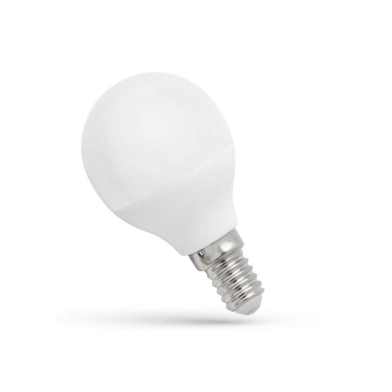 Żarówka LED kulka E14 4W CW zimna Spectrum