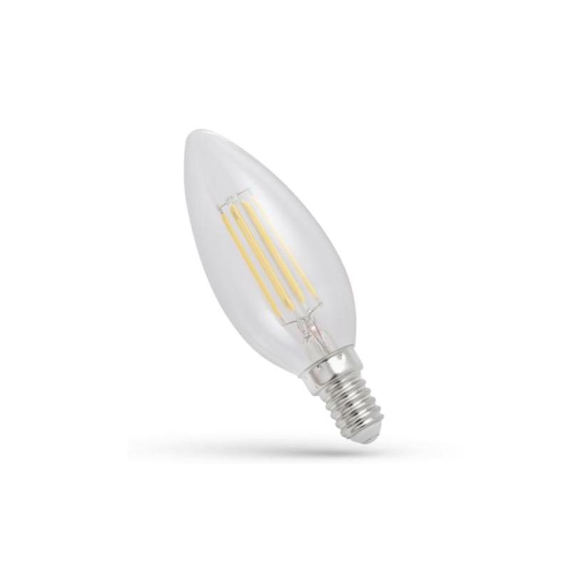 Żarówka świecowa LED COG E14 4W WW ciepła Spectrum