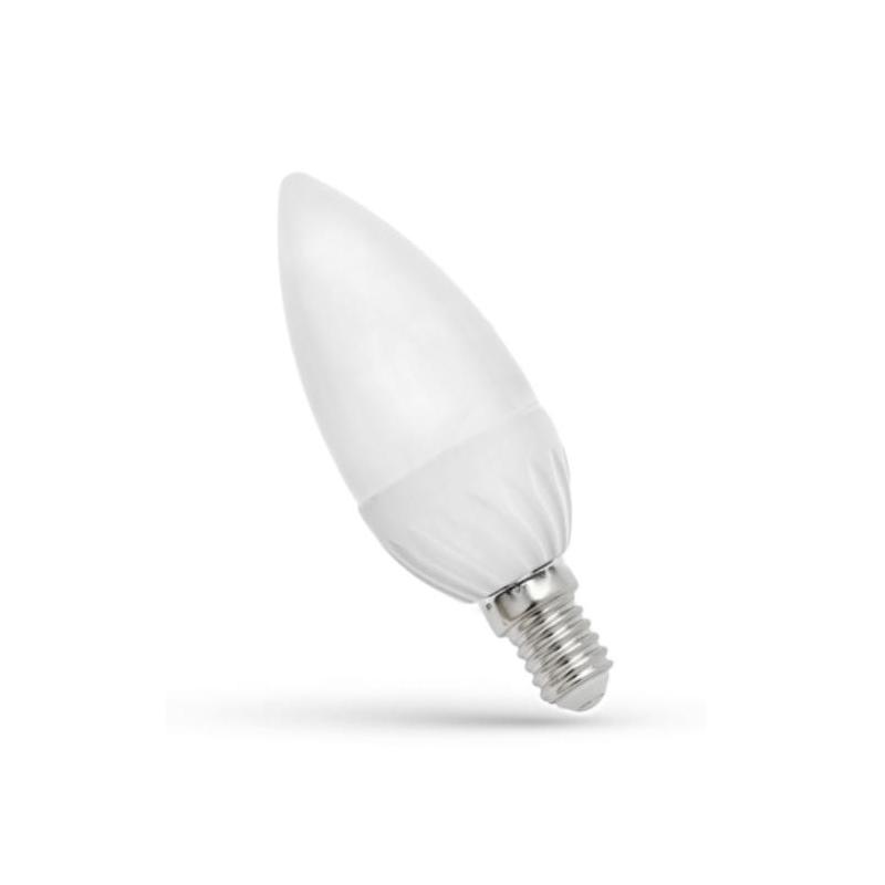 Żarówka LED świecowa E14 6W CW zimna Spectrum