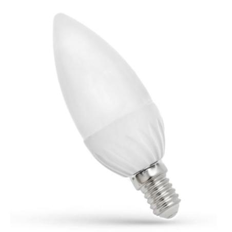 Żarówka LED świecowa E14 6W CW zimna Spectrum
