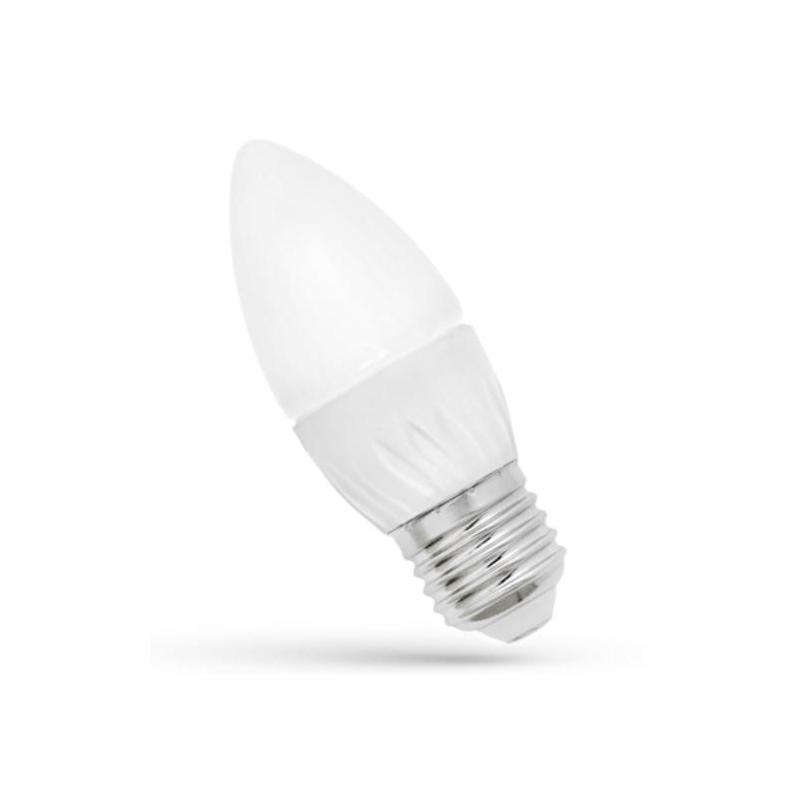 Żarówka LED świecowa E27 6W WW ciepła Spectrum