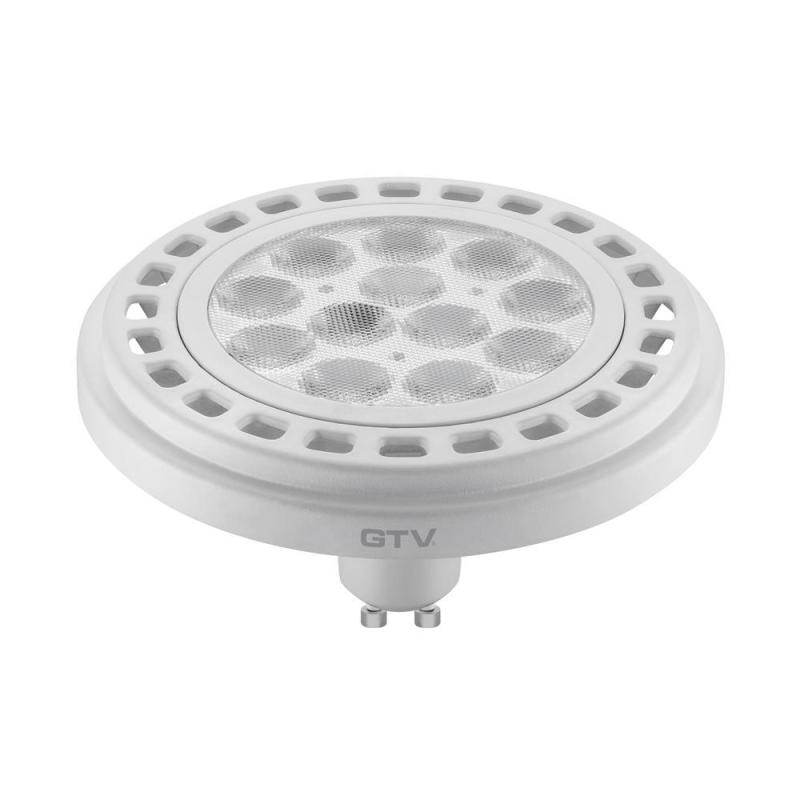 Żarówka LED ES111 GU10 12W WW 45st. ciepła GTV biała 65mm