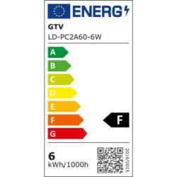 Żarówka LED E27 6W SMD ciepła GTV GTV