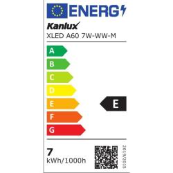 Żarówka LED XLED E27 A60 7W WW M ciepła Kanlux Kanlux