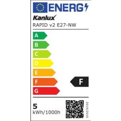 Żarówka LED RAPID v2 E27 4,9W NW neutralna Kanlux Kanlux