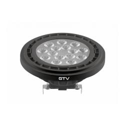Żarówka LED A-G AR111 G53 12,5W NW 40st czarna GTV