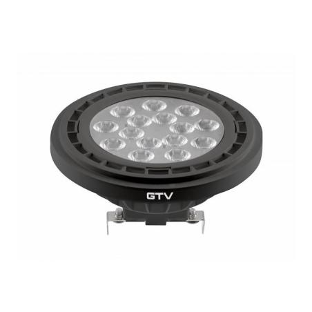 Żarówka LED A-G AR111 G53 12,5W NW 40st czarna GTV