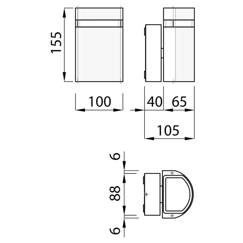 Kinkiet zewnętrzny SILVA 1xGU10 GTV