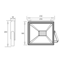 Naświetlacz LED G-TECH 70W 4000K GTV
