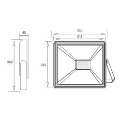 Naświetlacz LED G-TECH 150W 6400K GTV