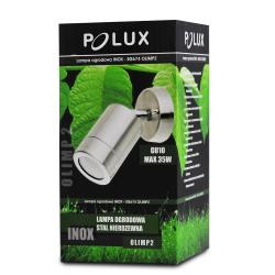 Kinkiet zewnętrzny Olimp 1xGU10 inox - 208842 Goldlux