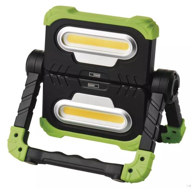 Naświetlacz LED 2x COB, 2000 lm powerbank 8000 mAh ładowalny P4536