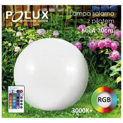 Lampa solarna Kula RGB 30 cm z pilotem Goldlux 311351 Goldlux