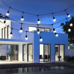 Girlanda ogrodowa LED Party M 10xE27 5,6m 6W Goldlux 308207 Goldlux