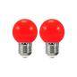 Girlanda ogrodowa LED żarówki czerwone 2szt. 308757