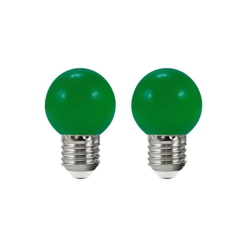 Girlanda ogrodowa LED żarówki zielona 2szt. 308771
