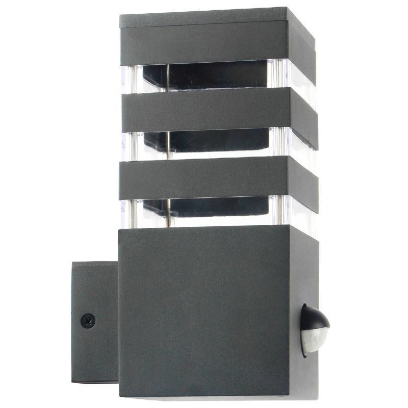 Lampa ogrodowa kinkiet TEKSAS E27 GR PIR