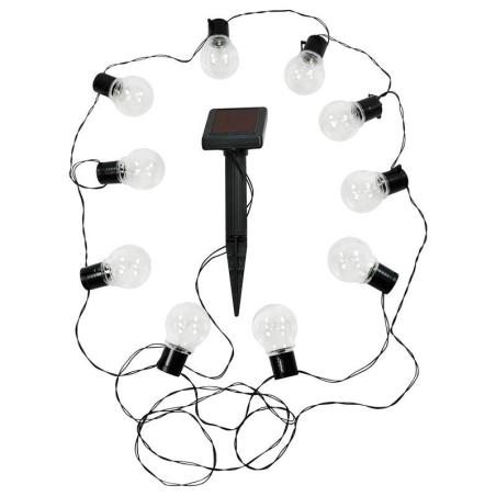 Girlanda ogrodowa LED solarna kule przezroczyste 309273