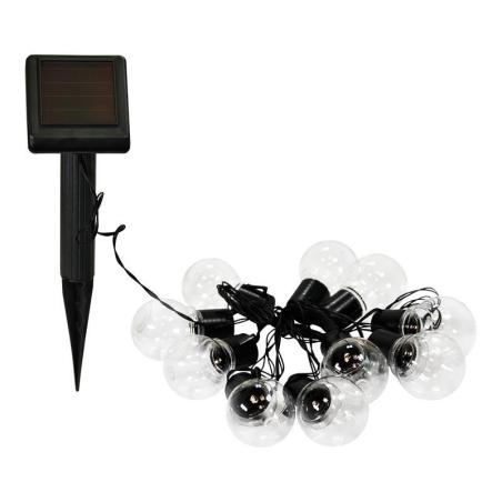 Girlanda ogrodowa LED solarna kule przezroczyste 309273